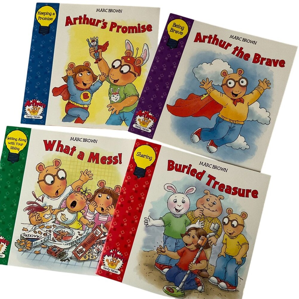 Arthur's Family Values Children’s Book Bundle – Marc Brown Mini Set (4 Books) - Picture 2 of 10